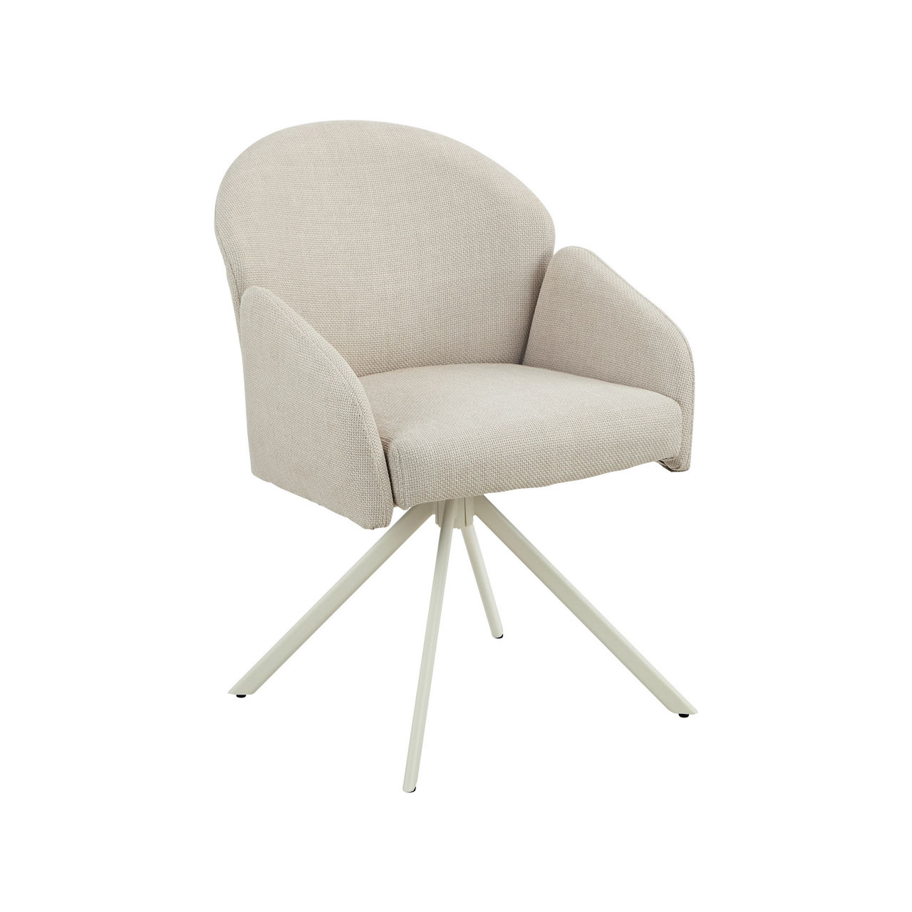 Sitzflächen beige / Gestell creme