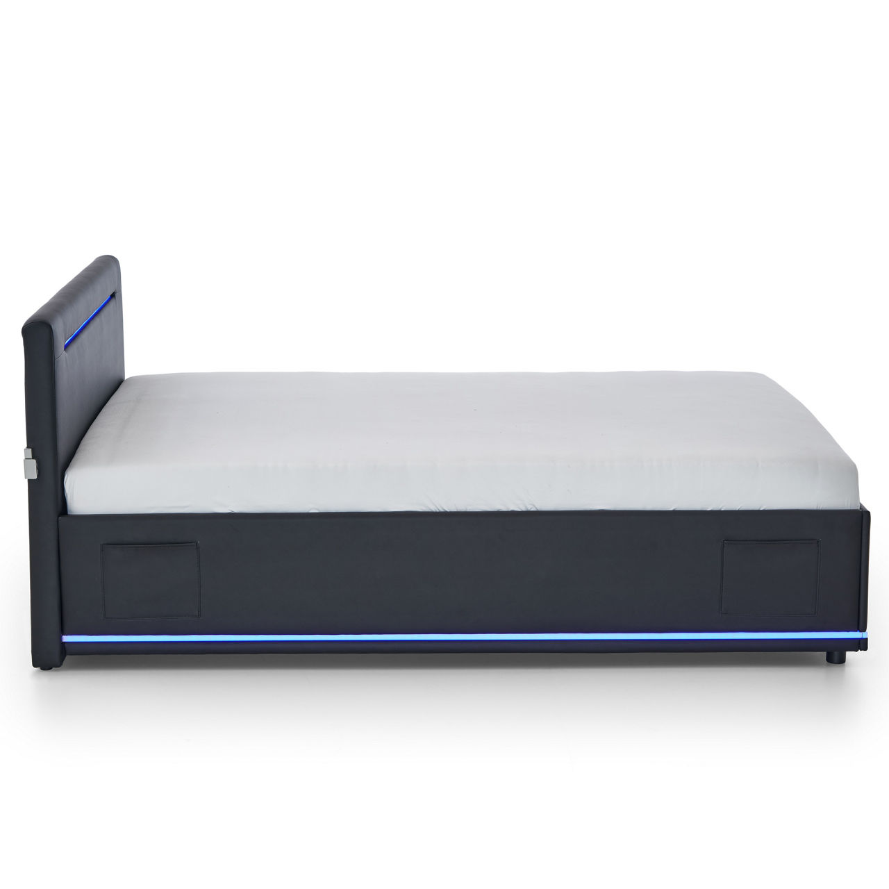  Polsterbett LF 140x200cm, Schwarz Circle 2