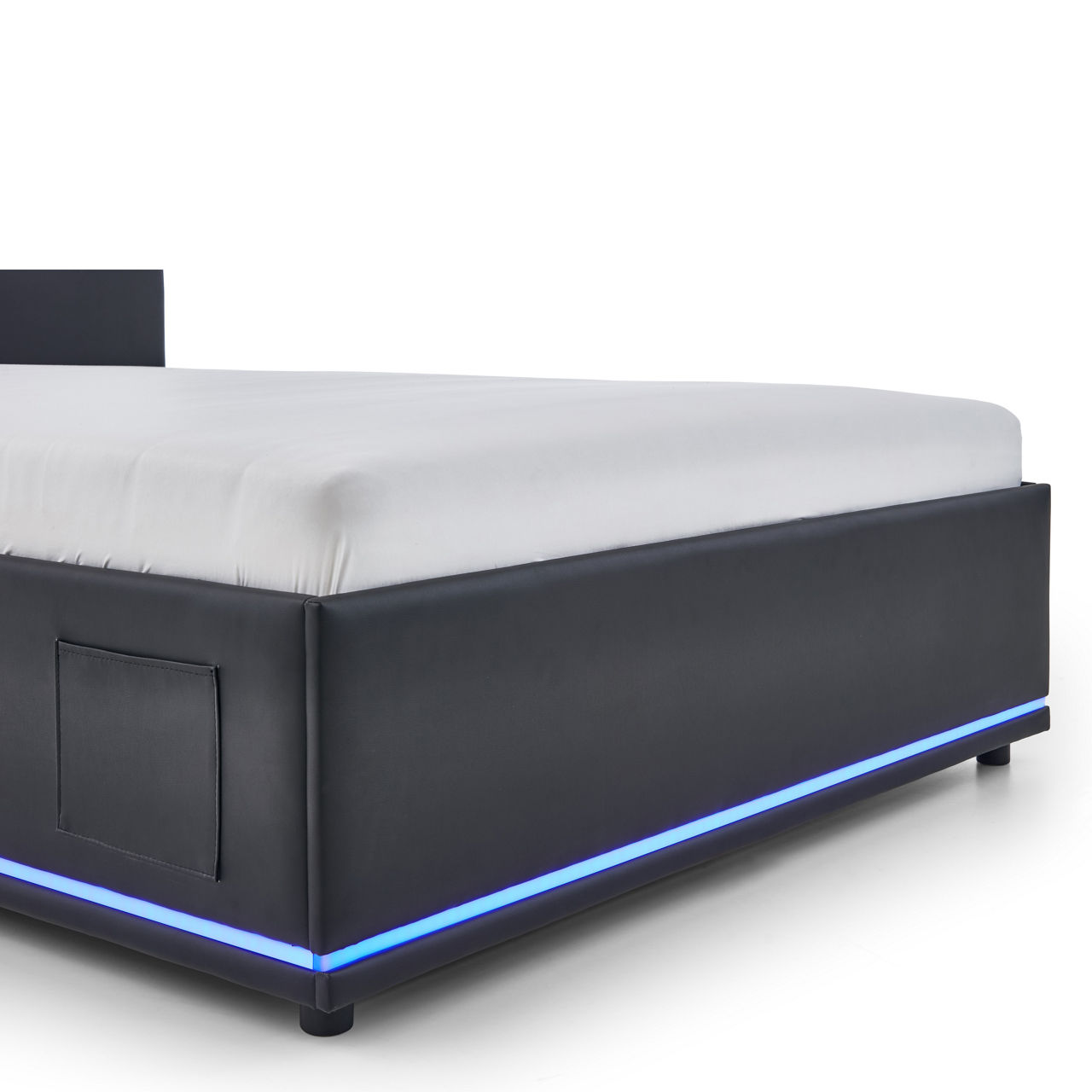  Polsterbett LF 140x200cm, Schwarz Circle 4