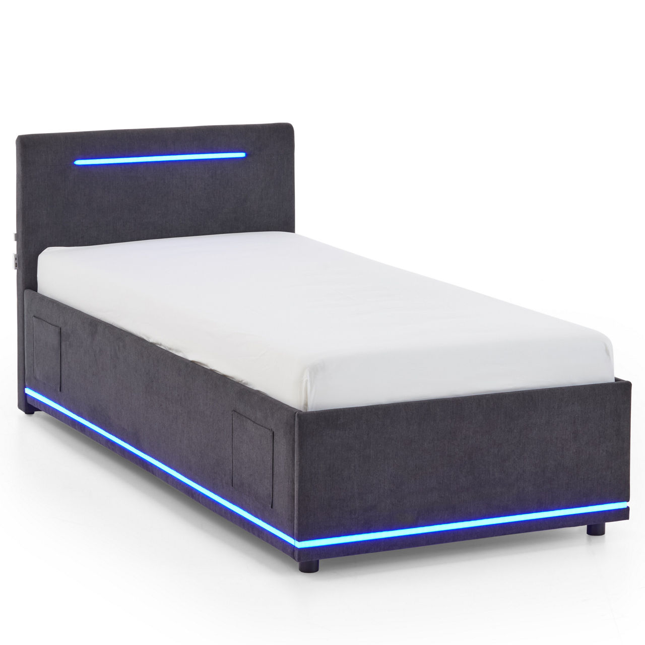 Polsterbett LF 90x200cm, Graphite