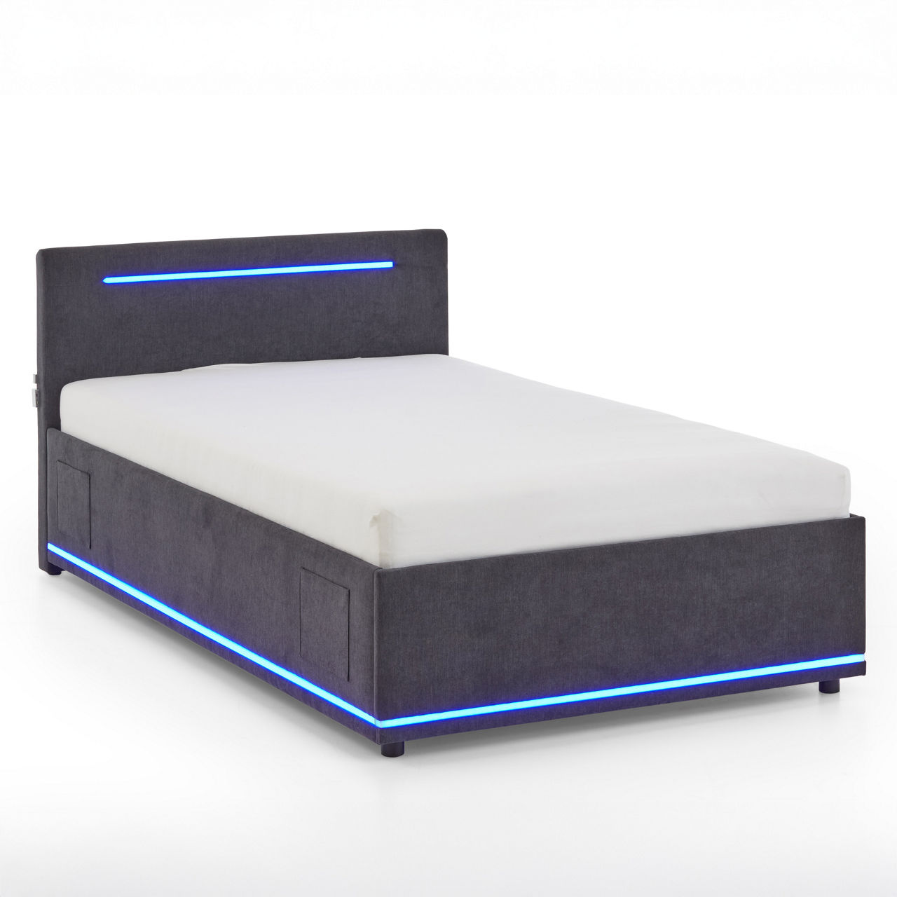 Polsterbett LF 120x200cm, Graphite