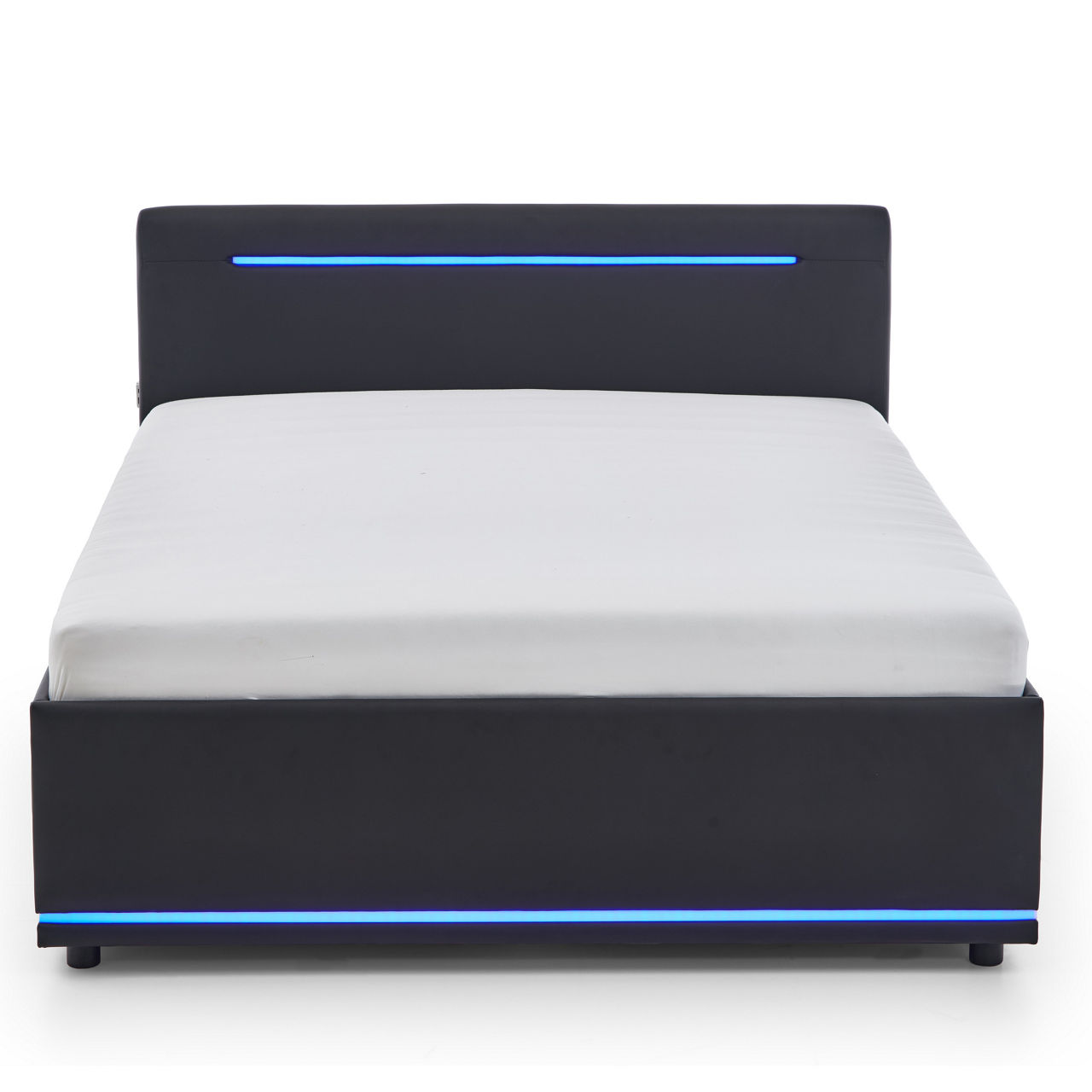  Polsterbett LF 140x200cm, Schwarz Circle 1