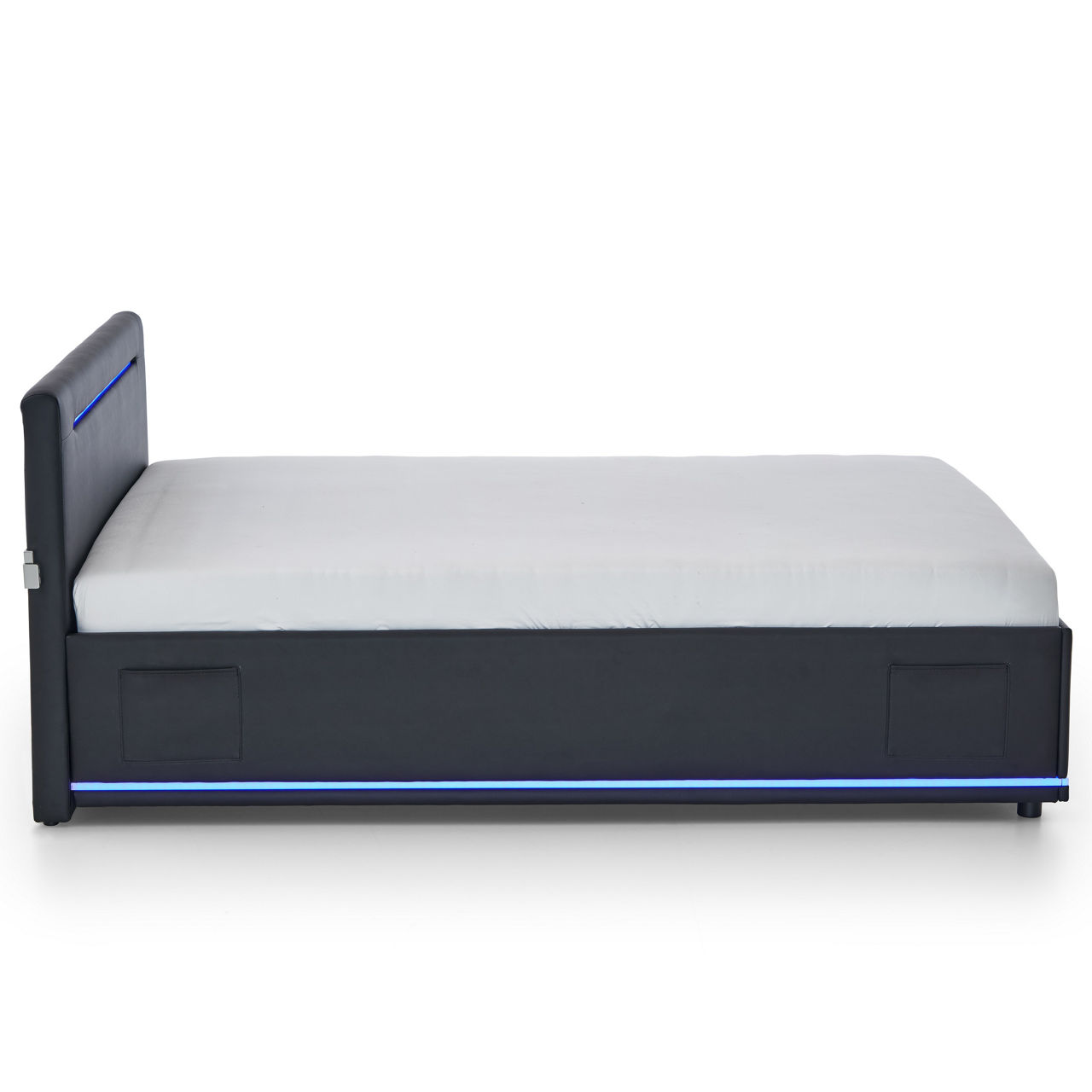  Polsterbett LF 140x200cm, Schwarz Circle 2