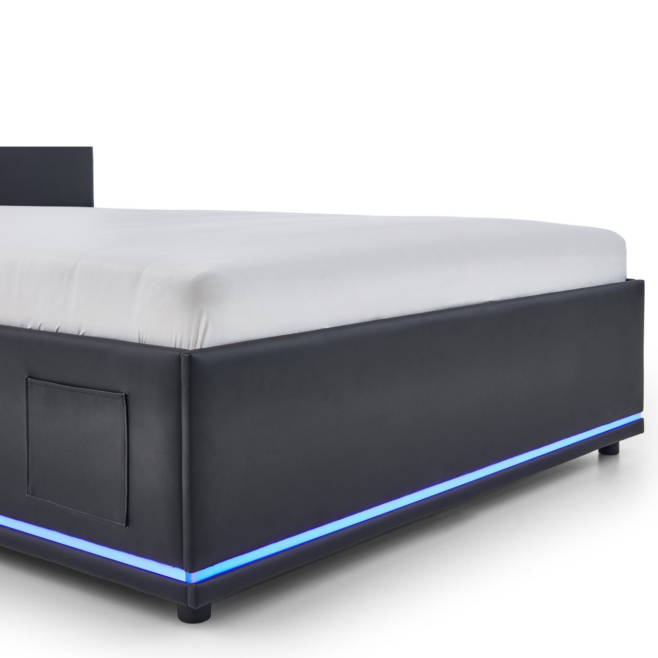  Polsterbett LF 140x200cm, Schwarz Circle 4