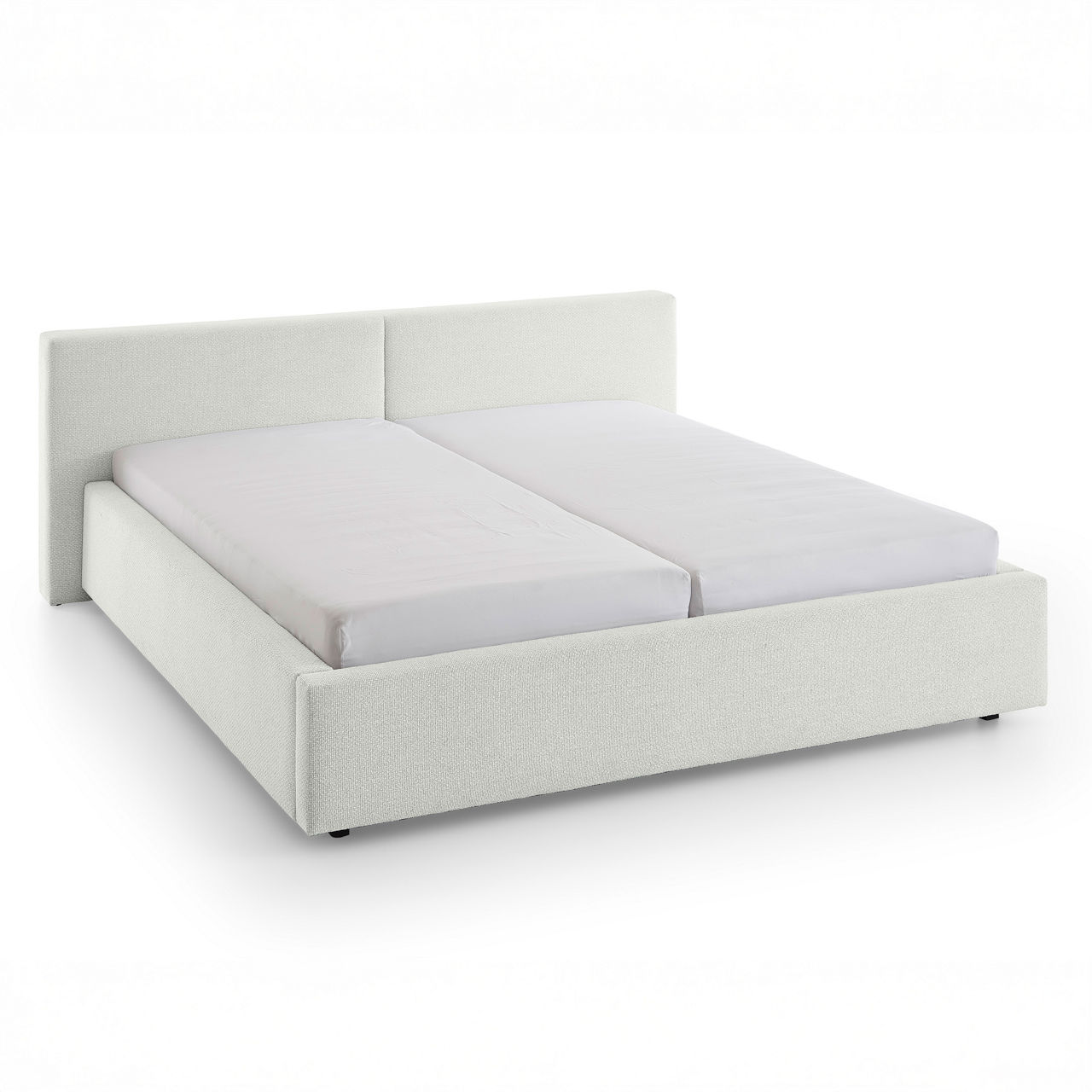 Polsterbett LF 160x200cm, nordic weiß
