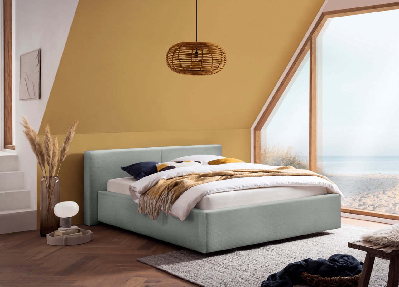  Polsterbett LF 160x200cm, nordic ash Cube 4