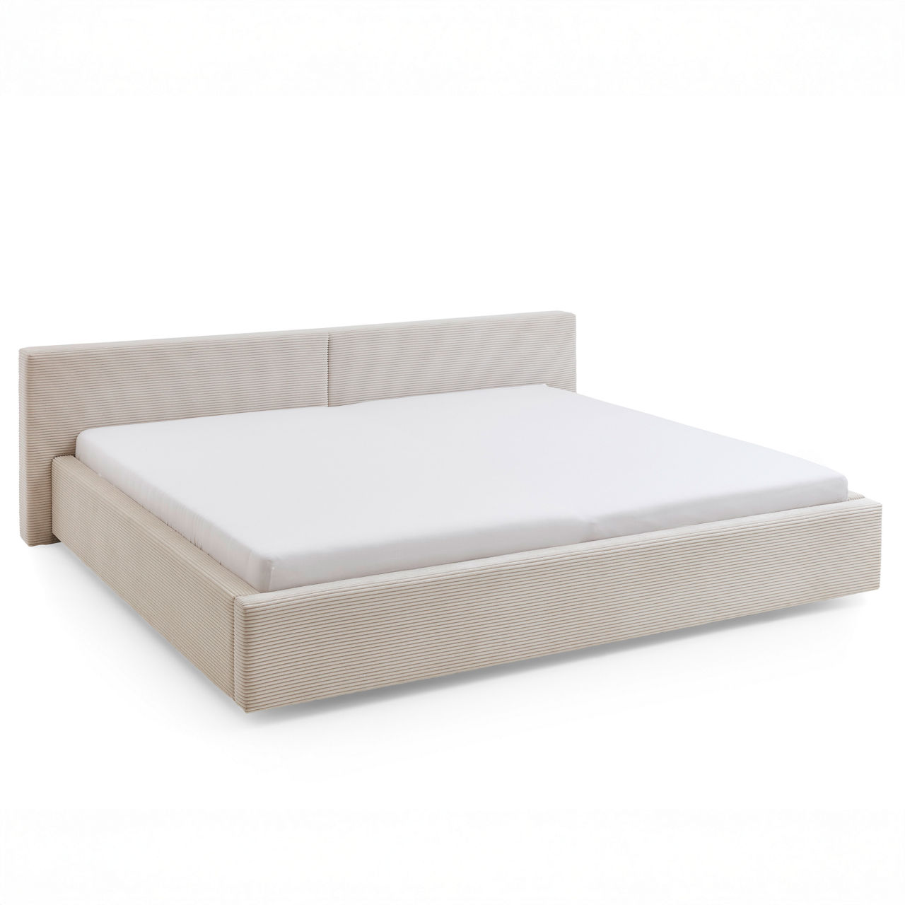 Polsterbett LF 240x200cm, poso beige