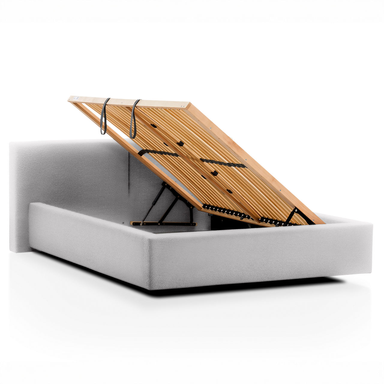  Polsterbett LF 140x200cm, nordic cement Cube 3