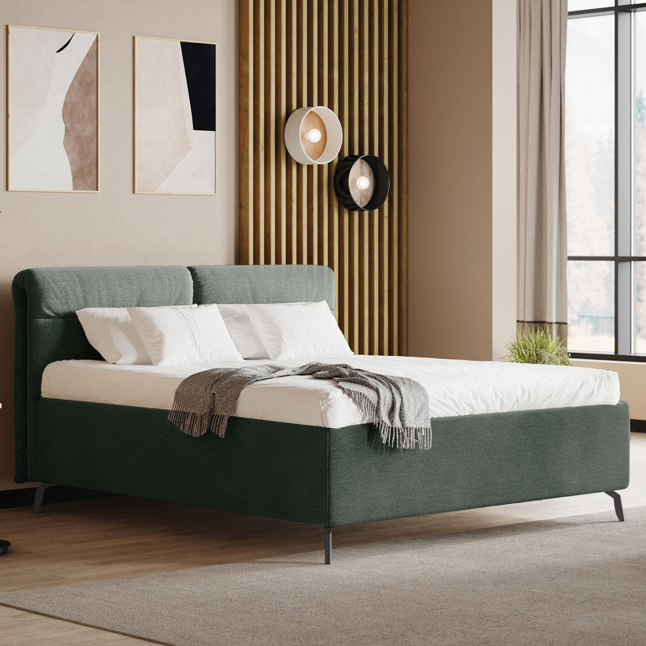 VITO Polsterbett Nivora 1