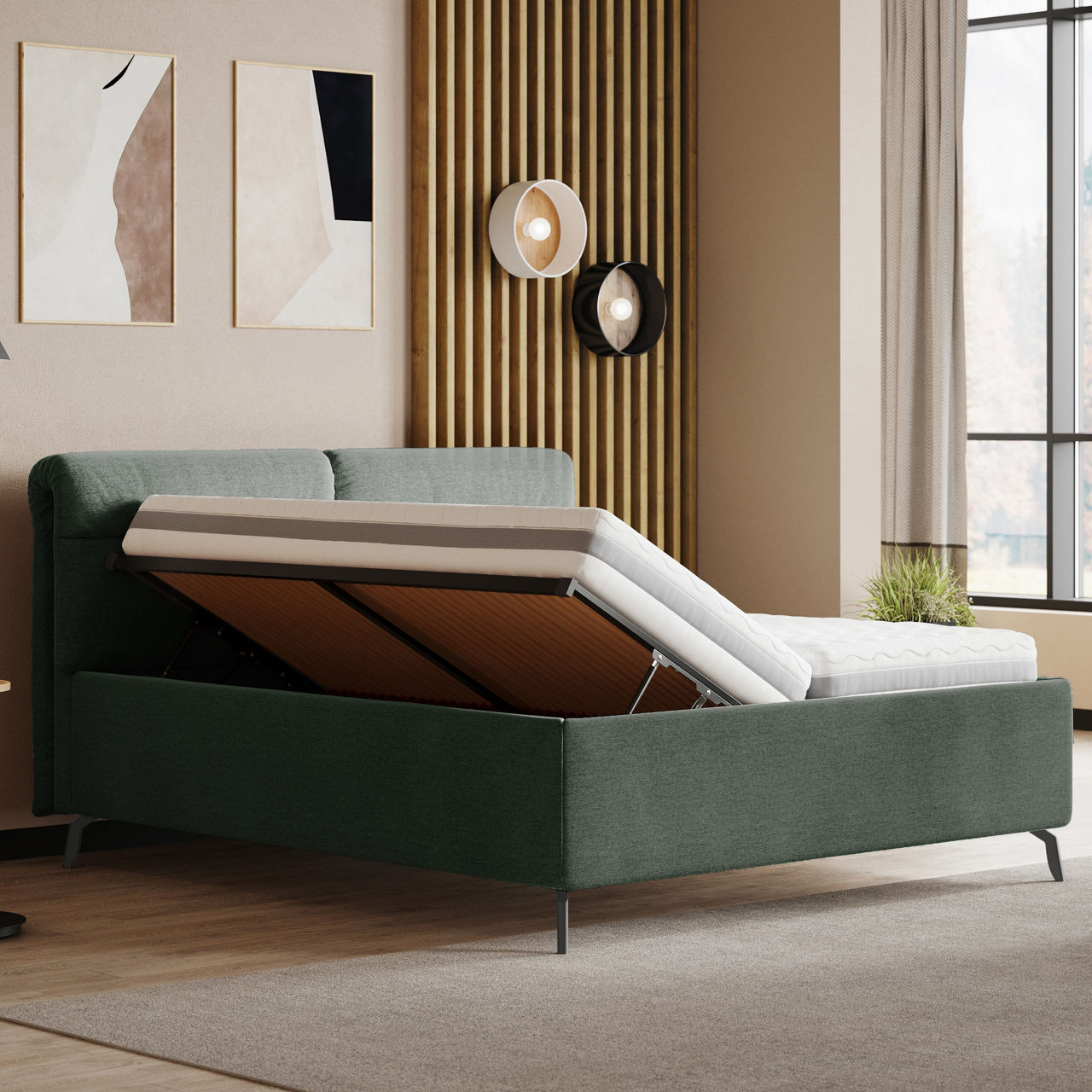 VITO Polsterbett Nivora 3