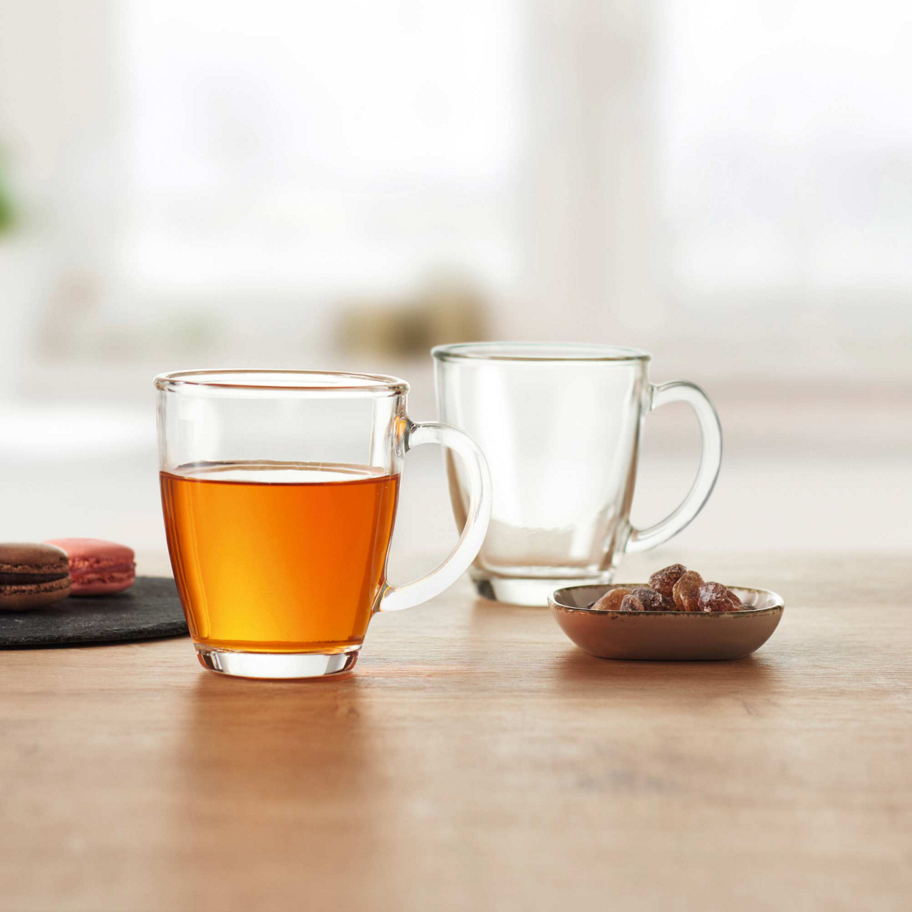  Glasbecher mit Henkel Soul