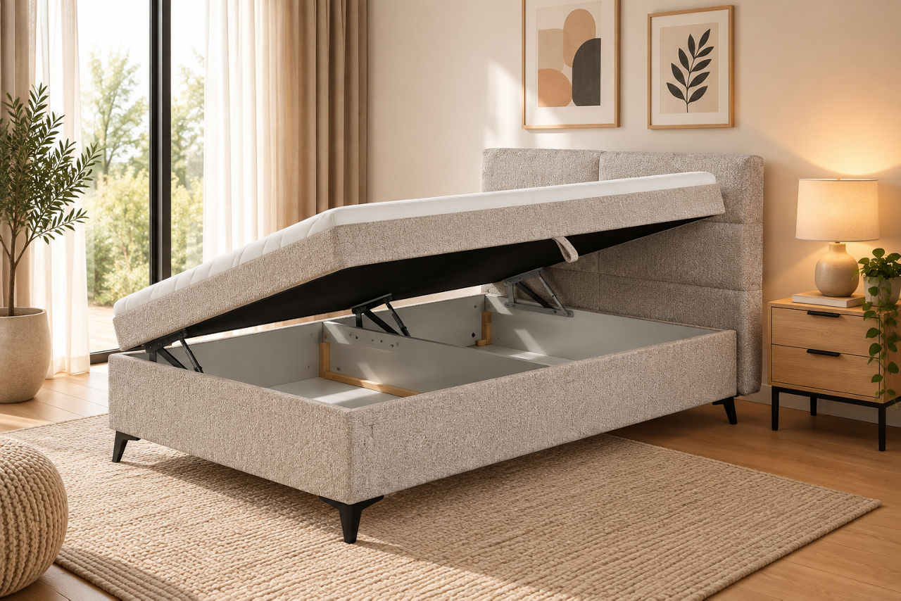  Boxspringbett Caracas 1 BB BK 1