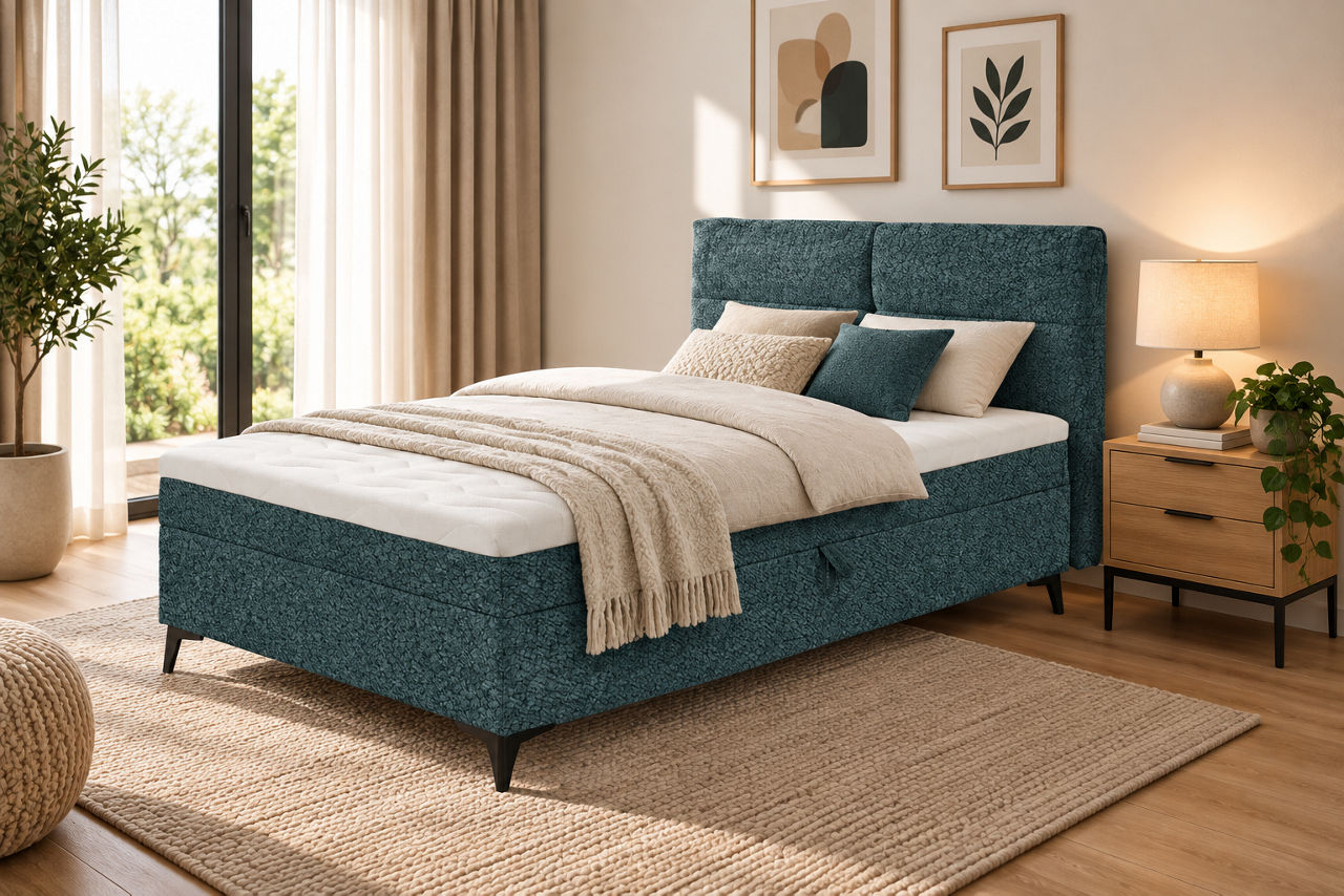  Boxspringbett Caracas 1 BB BK 1