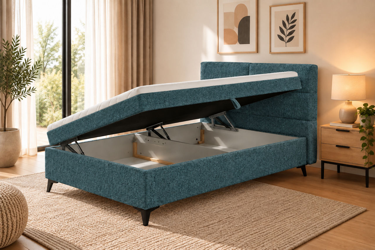 Boxspringbett Caracas 1 BB BK 2
