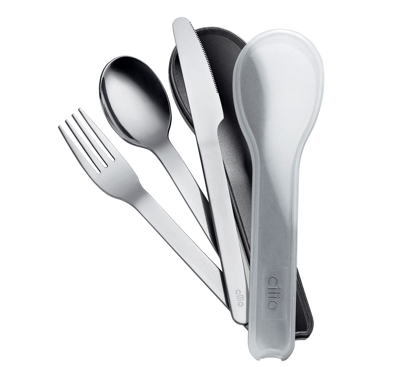 GITA 545883 Besteckset 3-teilig Edelstahl silber, ca. 5,2x19cm 