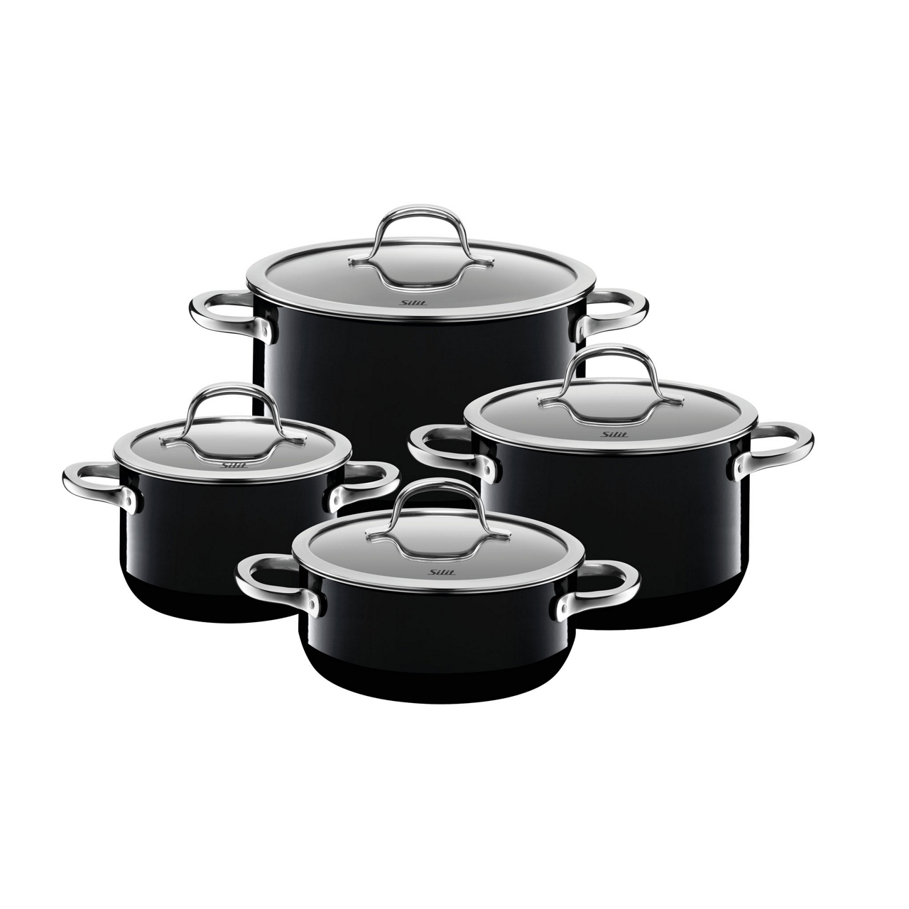  4-teiliges Topf-Set Passion Black undefined