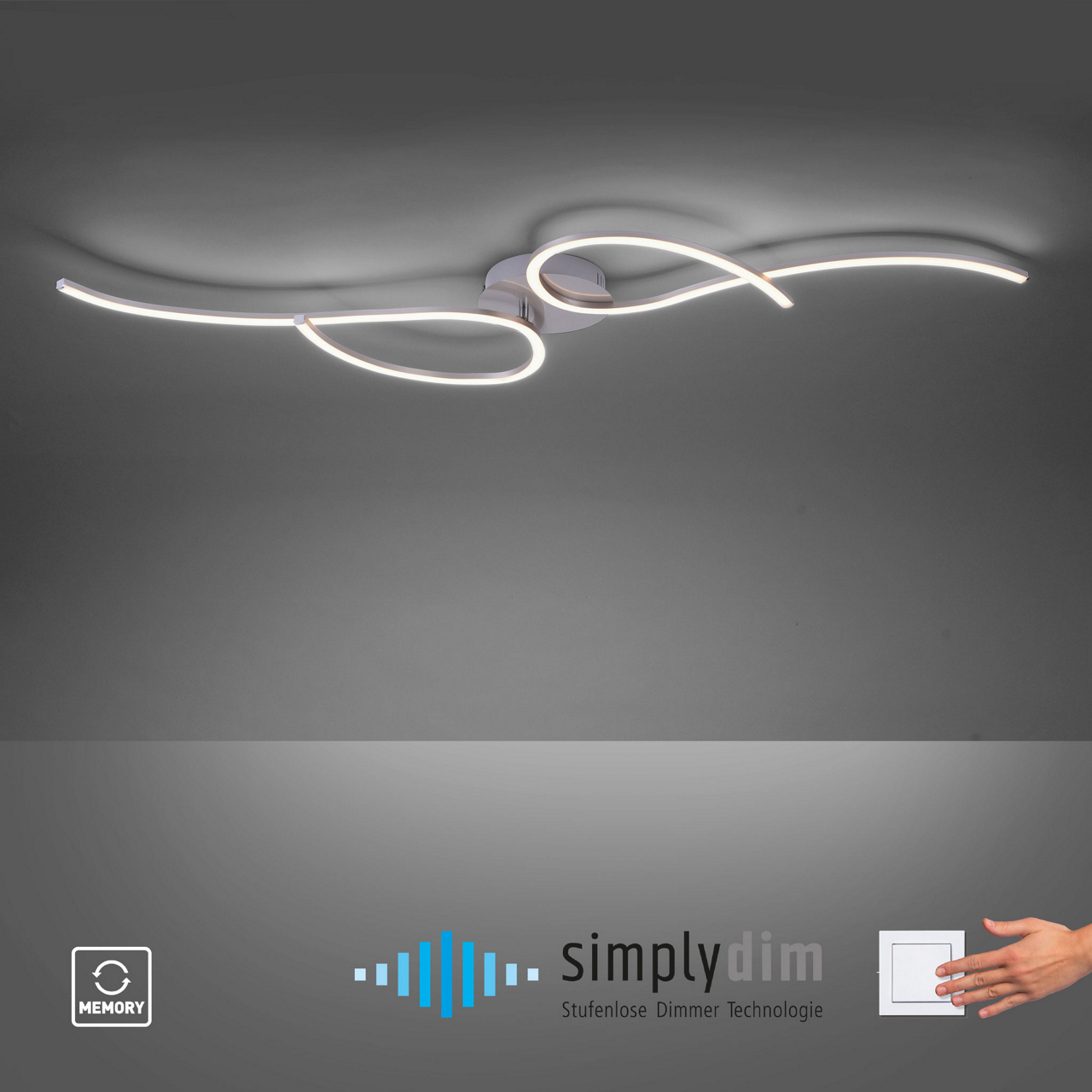  LED-Deckenleuchte Tyler