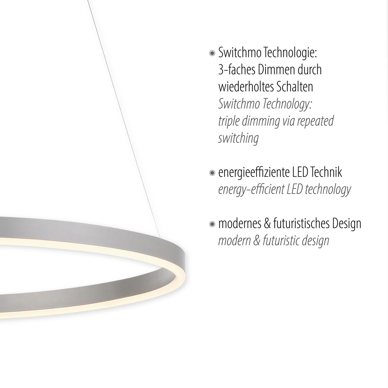  LED-Pendelleuchte Ritus 5