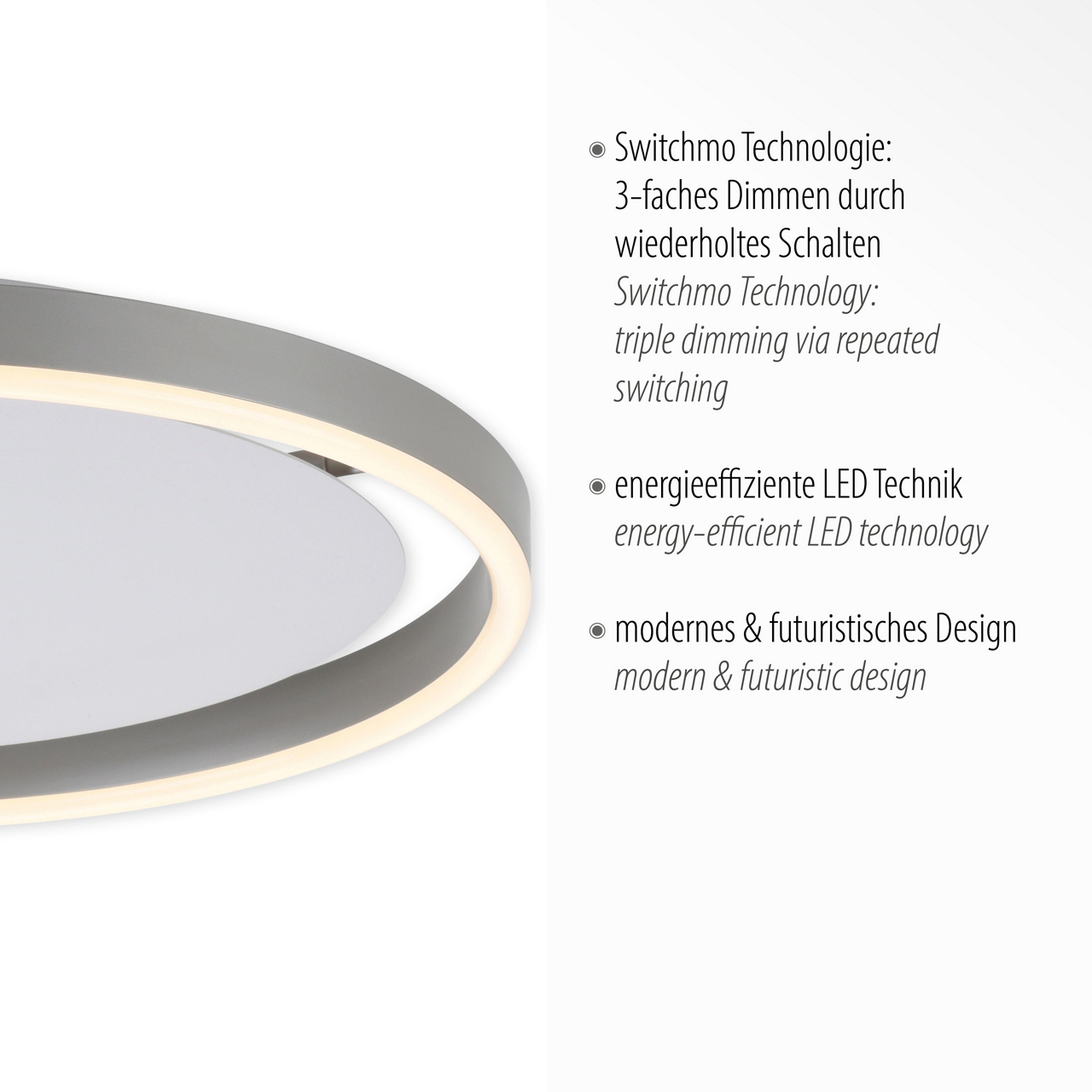  LED-Deckenleuchte Ritus