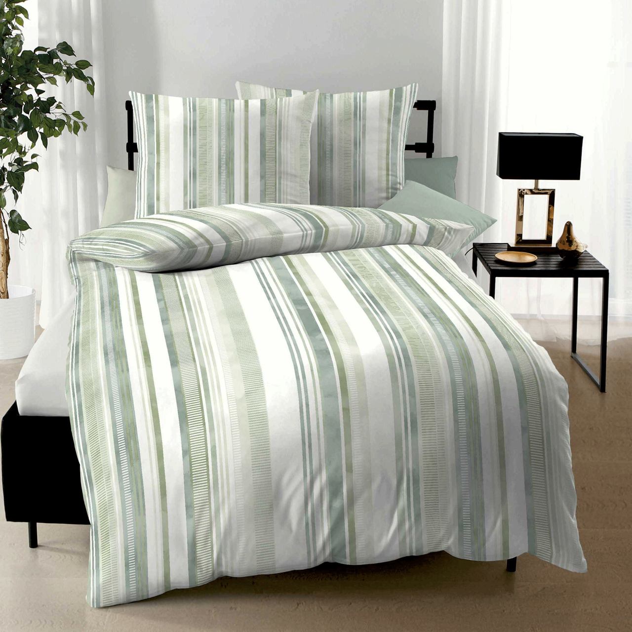  Satin Bettwäsche Visby 1