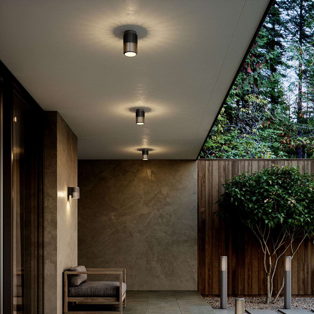  Außen Deckenleuchte Aludra 2