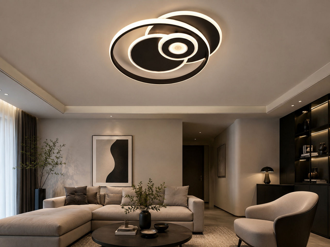 casaNOVA LED-Deckenleuchte JUKA 1