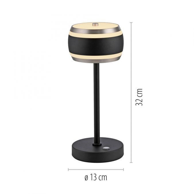  LED Akku-Tischleuchte PURE Falling Rings 1