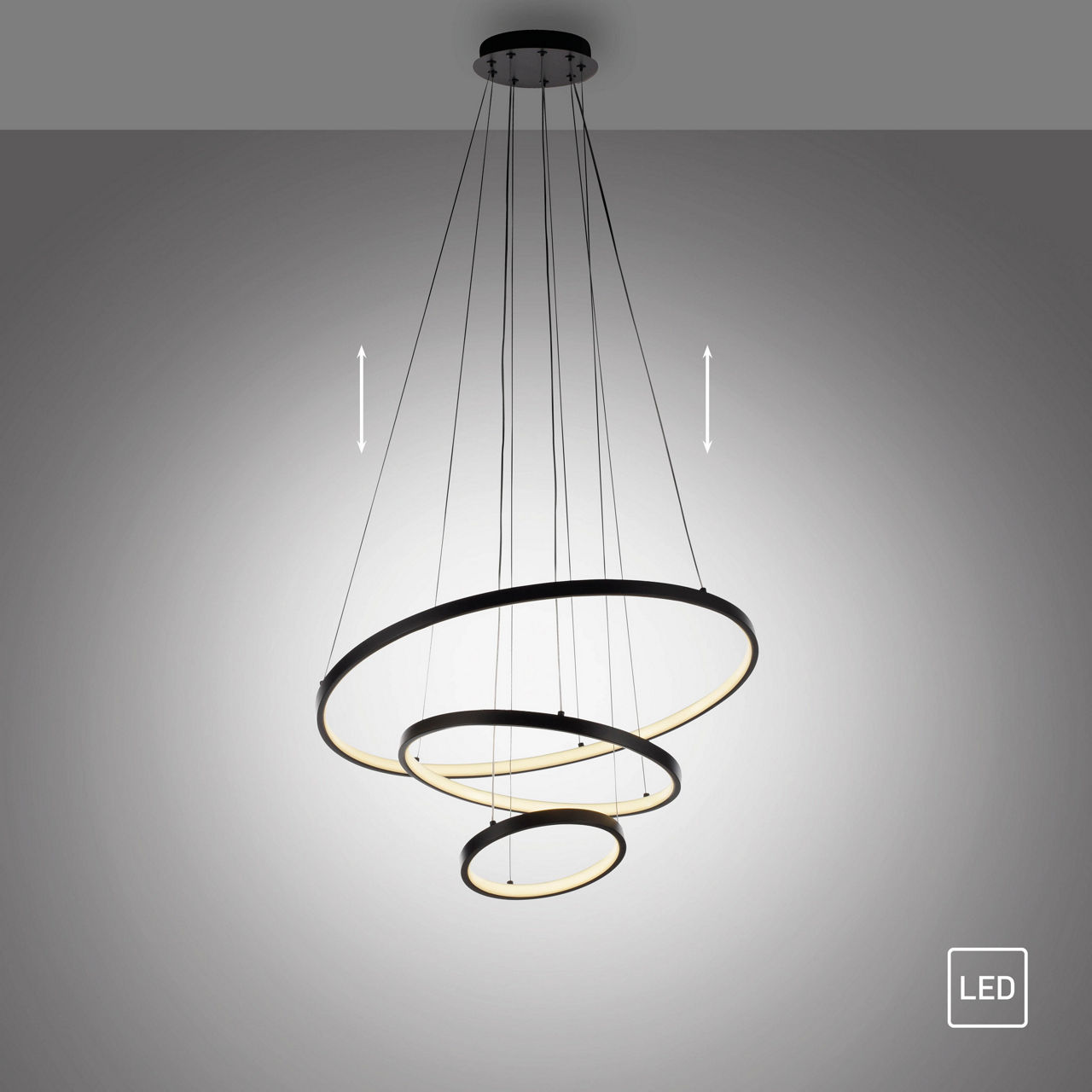  LED-Pendelleuchte CERCHI 6