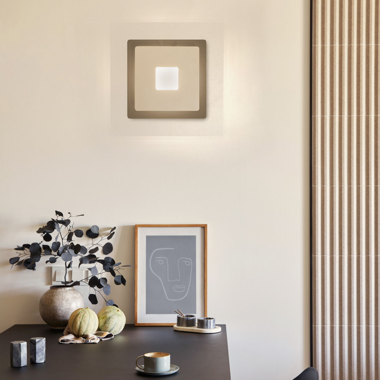  LED-Wandleuchte Hennes 1