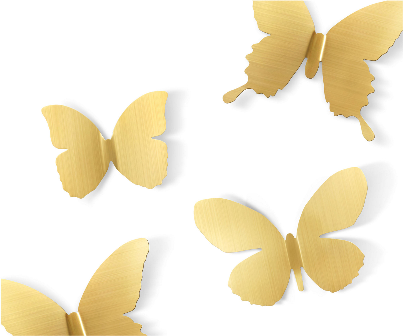 470789-221 Wanddekor Mariposa Schmetterlinge Metall 9Stück  0