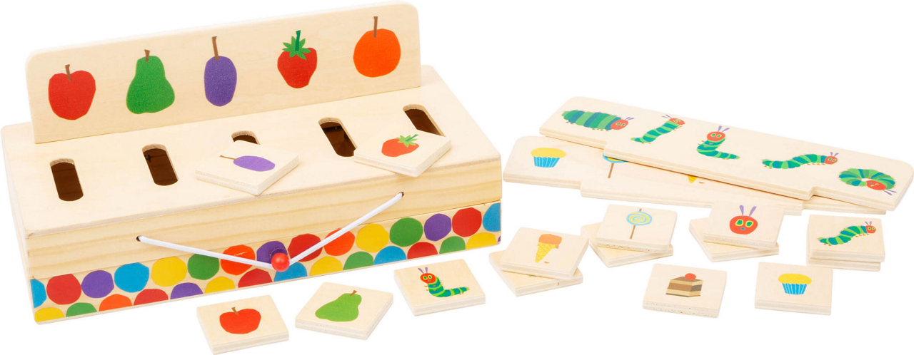  Bildersortierbox Raupe Nimmersatt