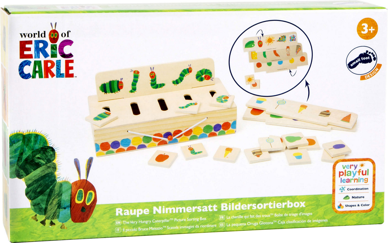  Bildersortierbox Raupe Nimmersatt