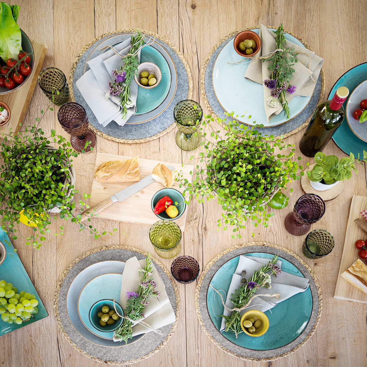  Speiseteller Vintage nature 2